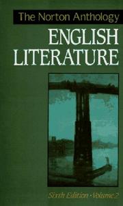 Cover of: Norton Anthology of English Literature, Vol. 2 | M. H. Abrams
