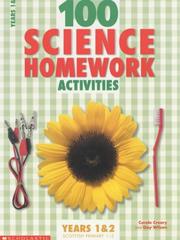Cover of: 100 Science Homework Activities for Years 1 and 2 (100 Science Homework Activities)