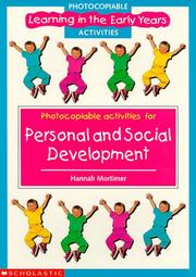 Cover of: Personal and Social Development Photocopiables (Learning in the Early Years Photocopiables)