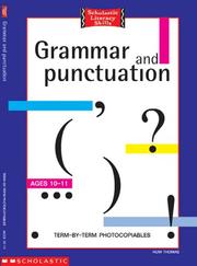 Cover of: Grammar and Punctuation 10-11 Years by Huw Thomas