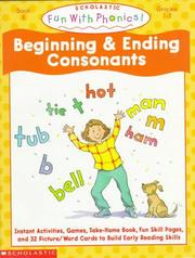 Cover of: Beginning and Ending Consonants (Fun With Phonics)