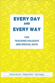 Cover of: Every Day and Every Way: For Teaching Holidays and Special Days