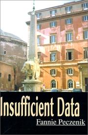 Cover of: Insufficient Data by Fannie Peczenik