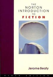 Cover of: The Norton introduction to fiction