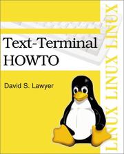 Cover of: Text-Terminal Howto by David Lawyer
