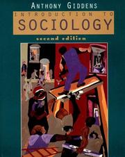 Cover of: Introduction to sociology by Anthony Giddens
