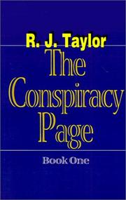 Cover of: The Conspiracy Page by R. J. Taylor