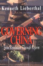 Governing China by Kenneth Lieberthal