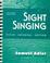 Cover of: Sight singing