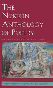 Cover of: The Norton Anthology of Poetry by Margaret Ferguson, Mary Jo Salter, Jon Stallworthy