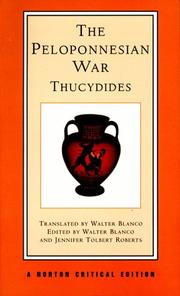 Cover of: The Peloponnesian War by Thucydides