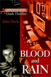 Cover of: Blood and Rain: A Supernatural Dark Thriller