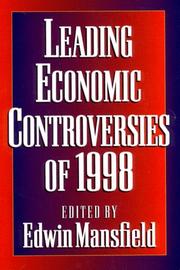 Cover of: Leading economic controversies of 1998