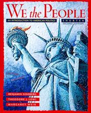 Cover of: We the people: an introduction to American politics