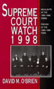 Cover of: Supreme Court Watch 1998