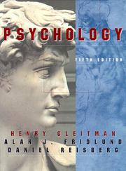 Cover of: Psychology by Henry Gleitman