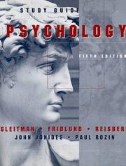 Cover of: Psychology by Henry Gleitman, Reisberg Fridlund