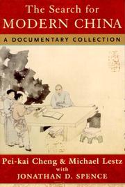 Cover of: The search for modern China: a documentary collection