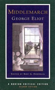Cover of: Middlemarch, Second Edition (Norton Critical Editions) by George Eliot