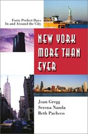 Cover of: New York More Than Ever by Joan Gregg, Beth Pacheco, Serena Nanda