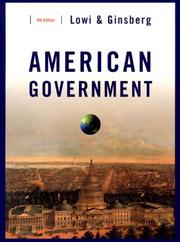 Cover of: American Government | Theodore J. Lowi