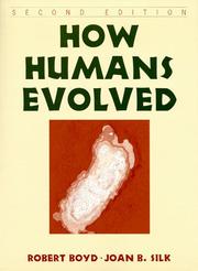 Cover of: How humans evolved by Boyd, Robert Ph. D.