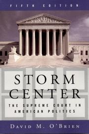 Cover of: Storm center by David M. O'Brien