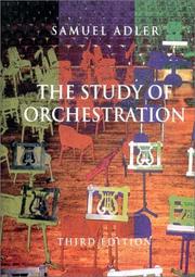 Cover of: Study of Orchestration, Third Edition