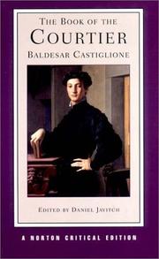 Cover of The Book of the Courtier (Norton Critical Editions)