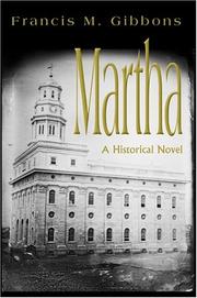 Cover of: Martha by Francis M. Gibbons