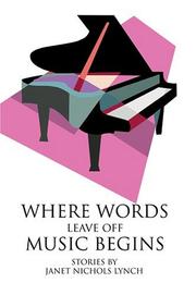 Cover of: Where Words Leave Off Music Begins