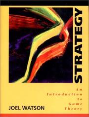 Cover of: Strategy by Joel Watson