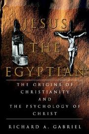 Cover of: Jesus The Egyptian by Richard A. Gabriel