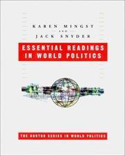 Cover of: Essential Readings in World Politics (The Norton Series in World Politics)