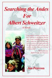 Cover of: Searching the Andes for Albert Schweitzer