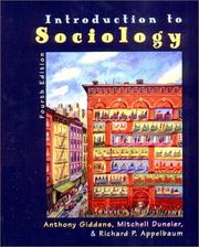 Cover of: Introduction to Sociology by Anthony Giddens, Mitchell Duneier, Richard P. Appelbaum