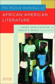 Cover of The Norton anthology of African American literature