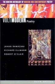 Cover of: The Norton Anthology of Modern and Contemporary Poetry, Third Edition, Volume 1: Modern Poetry