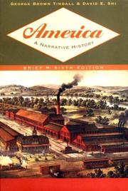 Cover of: America by George Brown Tindall