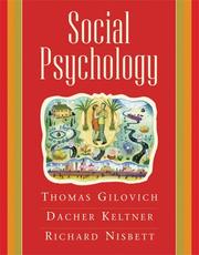 Cover of: Social psychology by Thomas Gilovich