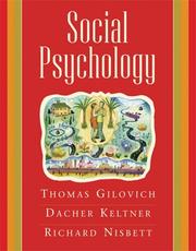 Cover of: Social psychology