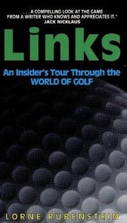 Cover of: LINKS by Lorne Rubenstein, Lorne Rubenstein