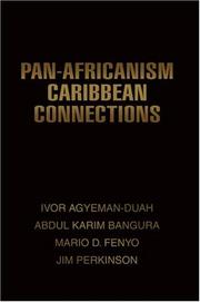 Cover of: Pan-Africanism Caribbean Connections