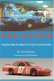 Cover of: Top Speed: Dodge and Plymouth Stock Car Racing