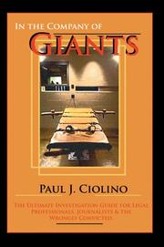 Cover of: In The Company of Giants | Paul J. Ciolino