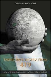 Taking Back Nigeria from 419 by Chidi Nnamdi Igwe