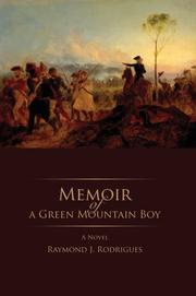Cover of: Memoir of a Green Mountain Boy