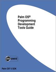 Cover of: Palm OS Programming Development Tools Guide by Inc. Palmsource, Inc. Palmsource