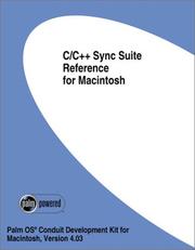 Cover of: C/C++ Sync Suite Reference for Macintosh