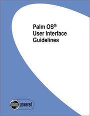 Cover of: Palm OS User Interface Guidelines